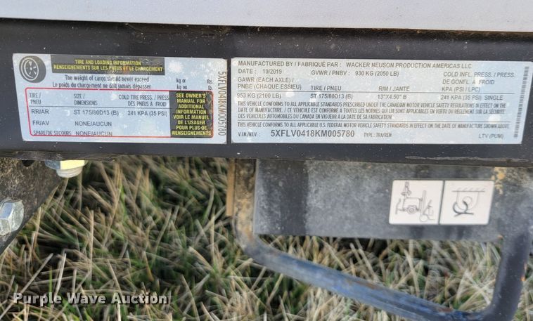 image for item JL9339 2019 Wacker Neuson LTV6L  light plant