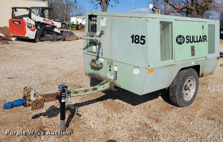 image for item JL9355 Sullair 185DPQ-JDD  air compressor