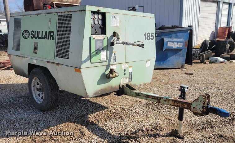 image for item JL9355 Sullair 185DPQ-JDD  air compressor