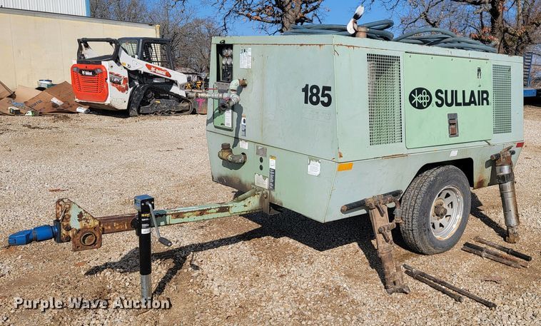 image for item JL9355 Sullair 185DPQ-JDD  air compressor