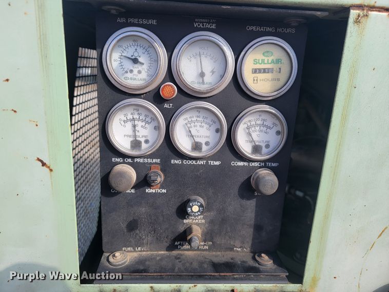 image for item JL9355 Sullair 185DPQ-JDD  air compressor