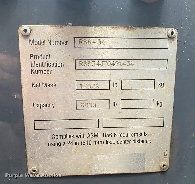 image for item KB9597 2008 Gehl RS6-34  telehandler