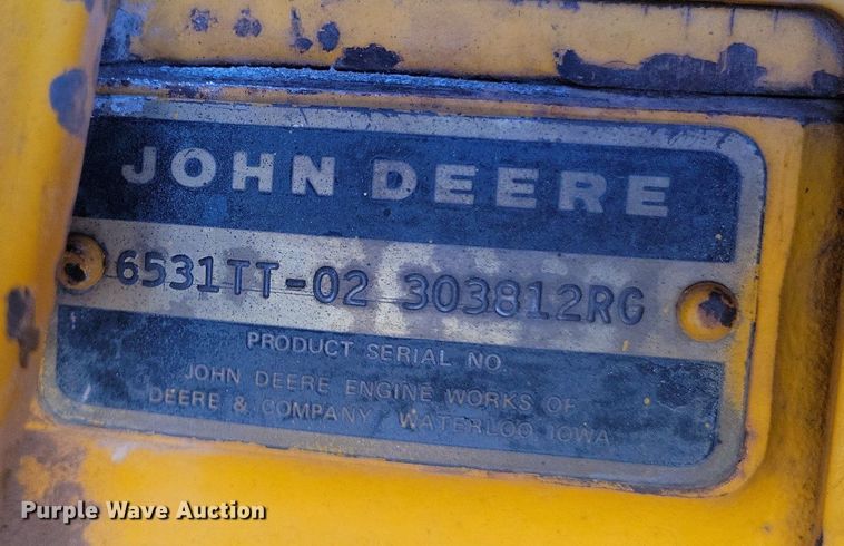 image for item KD9289 1978 John Deere 770A  motor grader