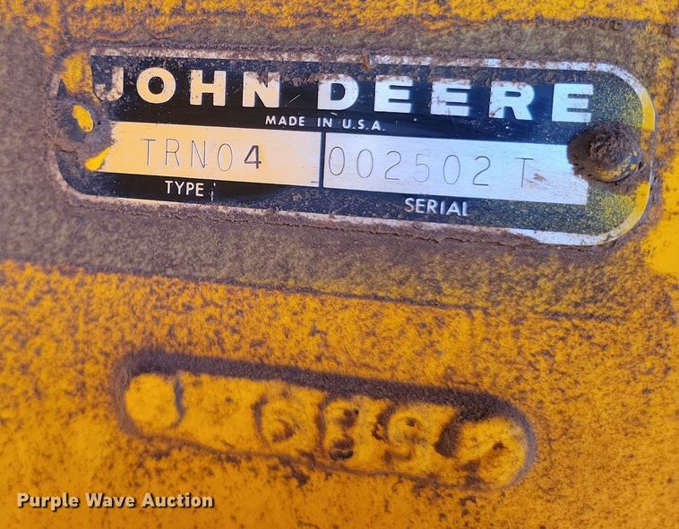 image for item KD9289 1978 John Deere 770A  motor grader