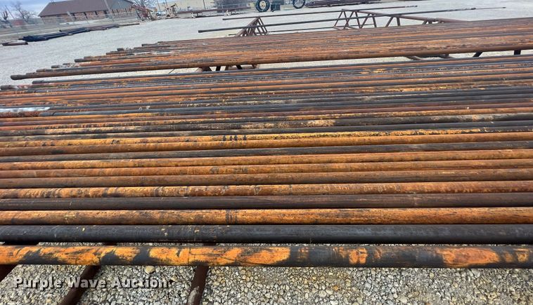 image for item KR9552 Approximately 1200' of 2 3/8" oilfield pipe