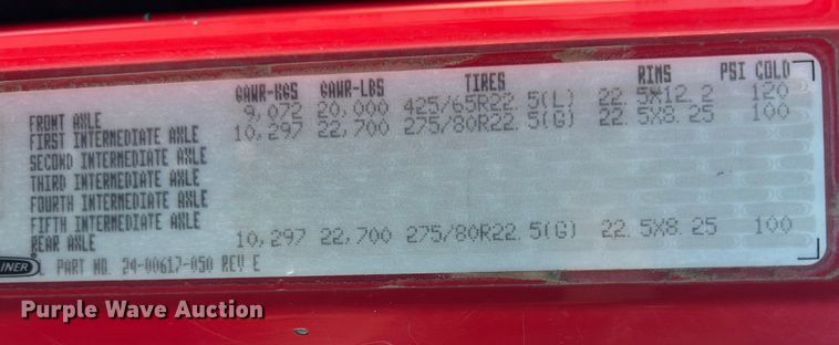 image for item KU9764 1997 Freightliner FL112SD  dump truck