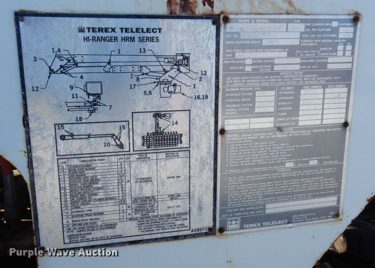 image for item KU9830 2004 International 7400  bucket truck