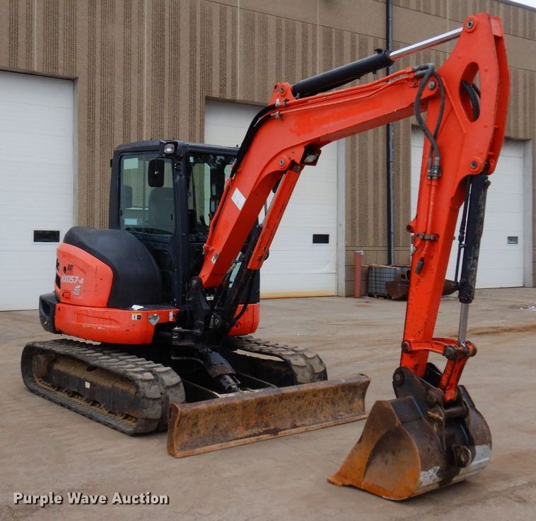 image for item KU9847 2014 Kubota KX057-4  mini excavator