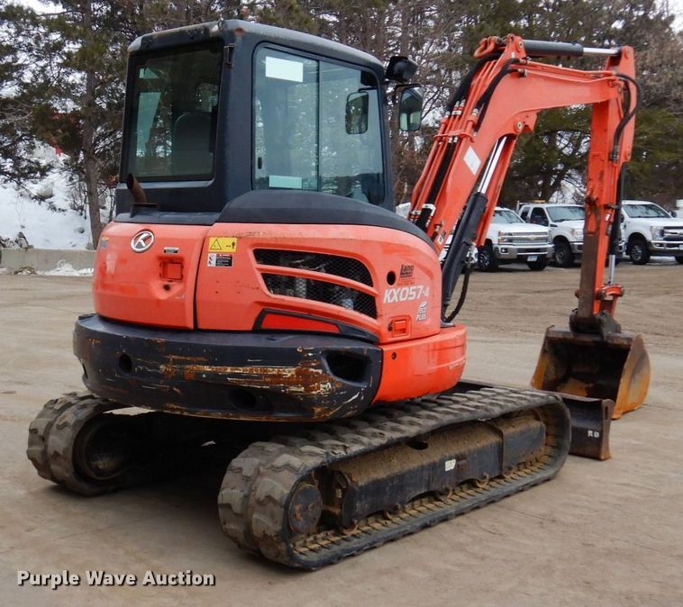 image for item KU9847 2014 Kubota KX057-4  mini excavator