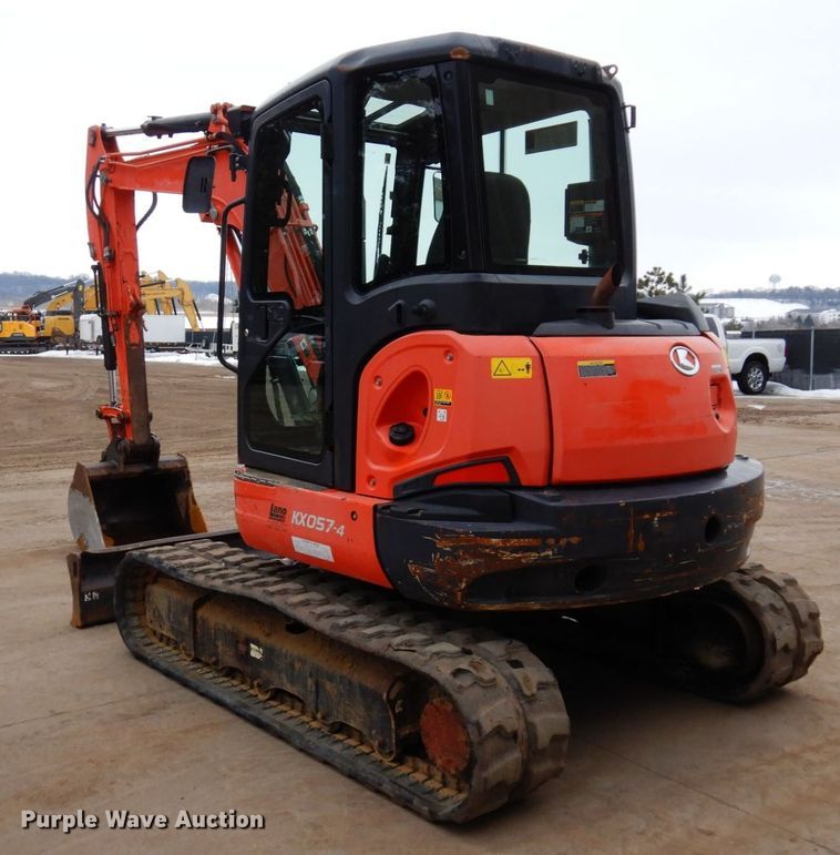 image for item KU9847 2014 Kubota KX057-4  mini excavator
