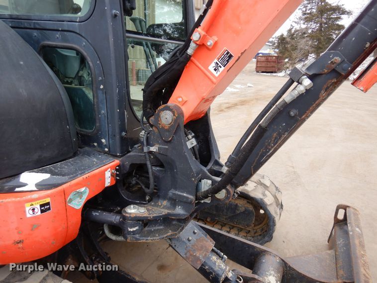 image for item KU9847 2014 Kubota KX057-4  mini excavator