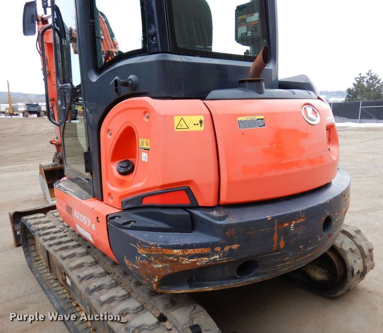 image for item KU9847 2014 Kubota KX057-4  mini excavator