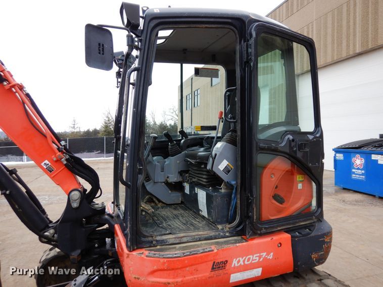 image for item KU9847 2014 Kubota KX057-4  mini excavator