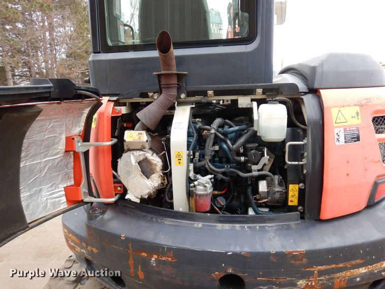 image for item KU9847 2014 Kubota KX057-4  mini excavator