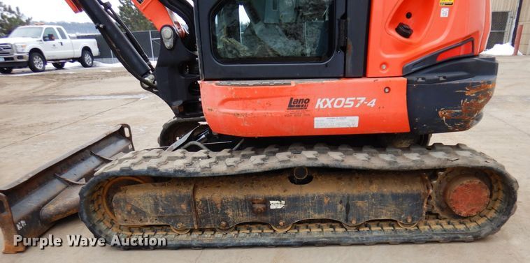 image for item KU9847 2014 Kubota KX057-4  mini excavator