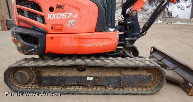 image for item KU9847 2014 Kubota KX057-4  mini excavator