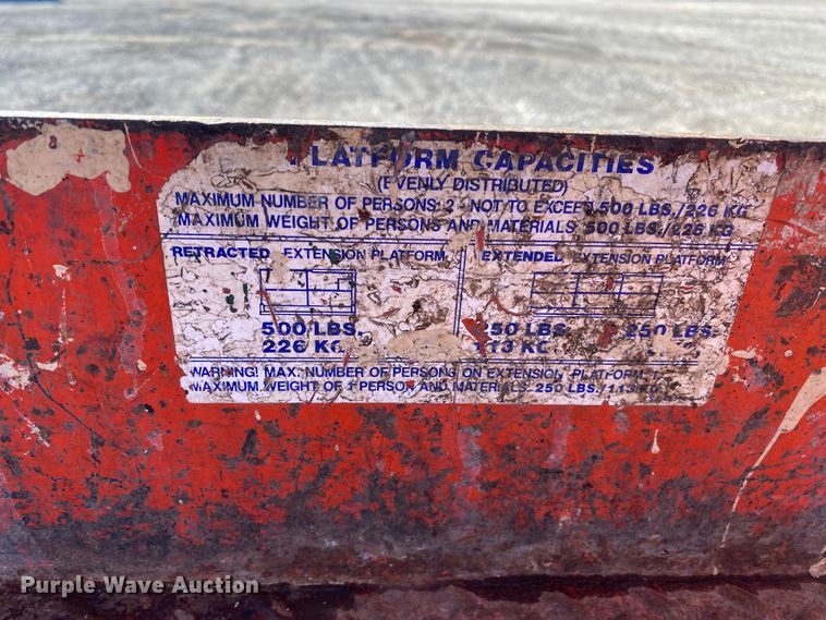 image for item KW9000 1994 Skyjack SJM3015  scissor lift