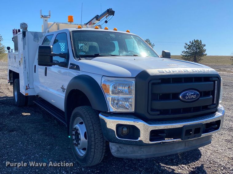 image for item KW9007 2013 Ford F550 Super Duty  Crew Cab utility / service truck