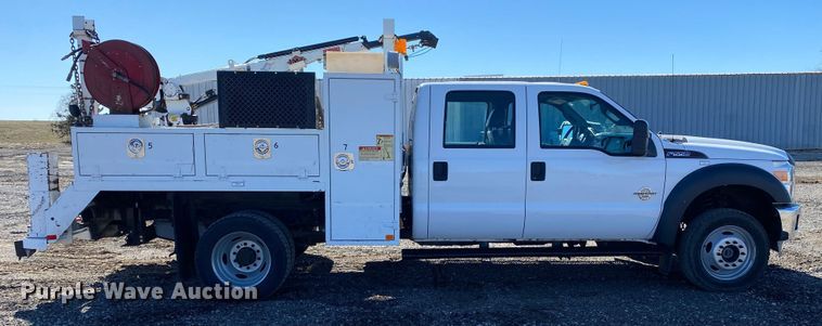 image for item KW9007 2013 Ford F550 Super Duty  Crew Cab utility / service truck