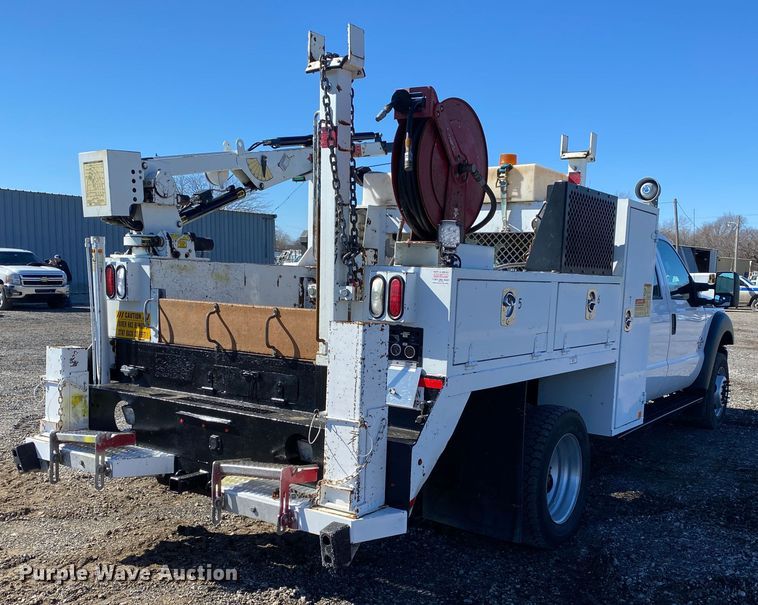 image for item KW9007 2013 Ford F550 Super Duty  Crew Cab utility / service truck