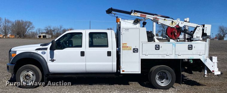 image for item KW9007 2013 Ford F550 Super Duty  Crew Cab utility / service truck