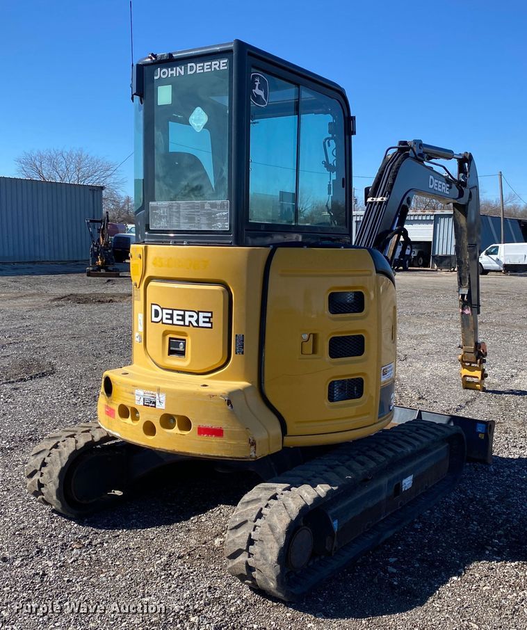 image for item KW9009 2017 John Deere 35G  mini excavator