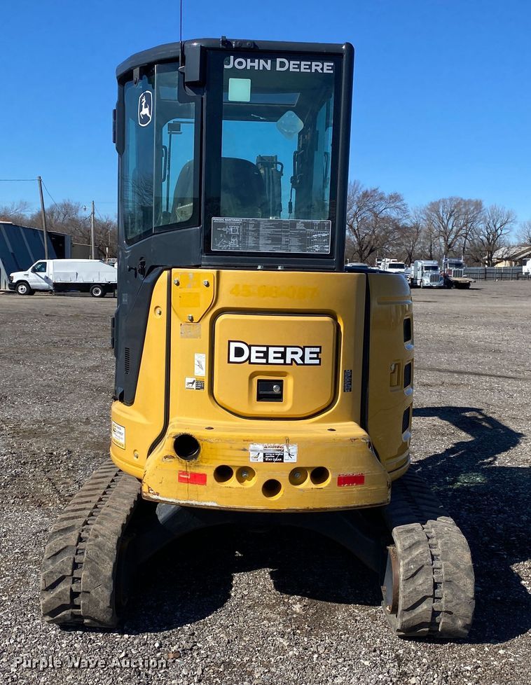 image for item KW9009 2017 John Deere 35G  mini excavator