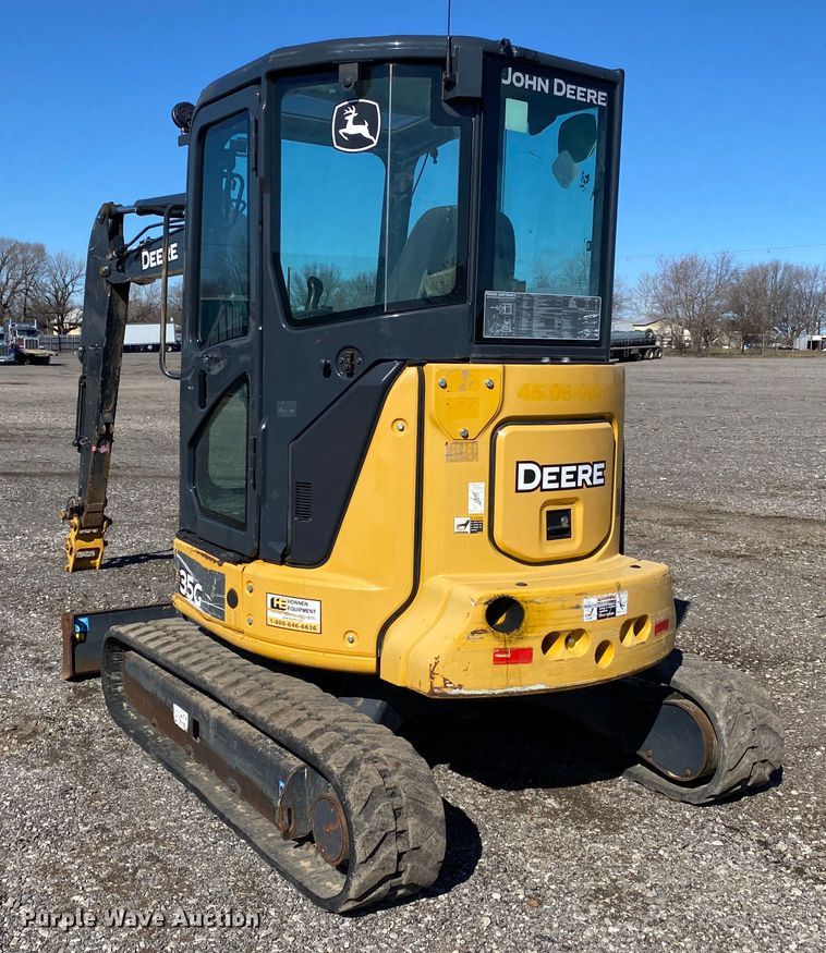 image for item KW9009 2017 John Deere 35G  mini excavator