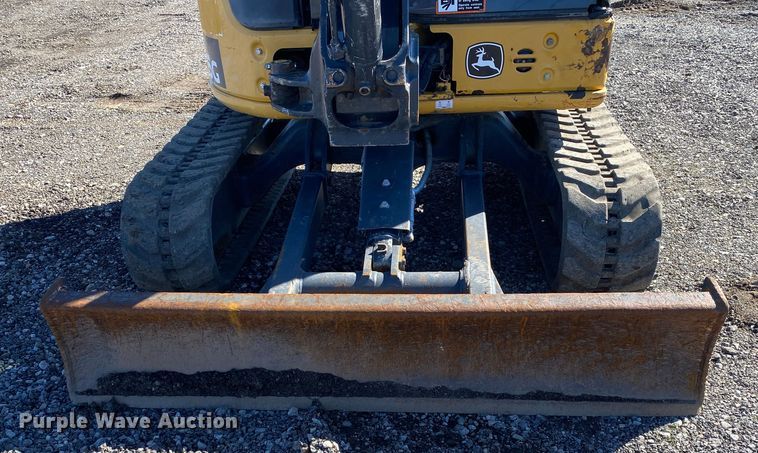 image for item KW9009 2017 John Deere 35G  mini excavator