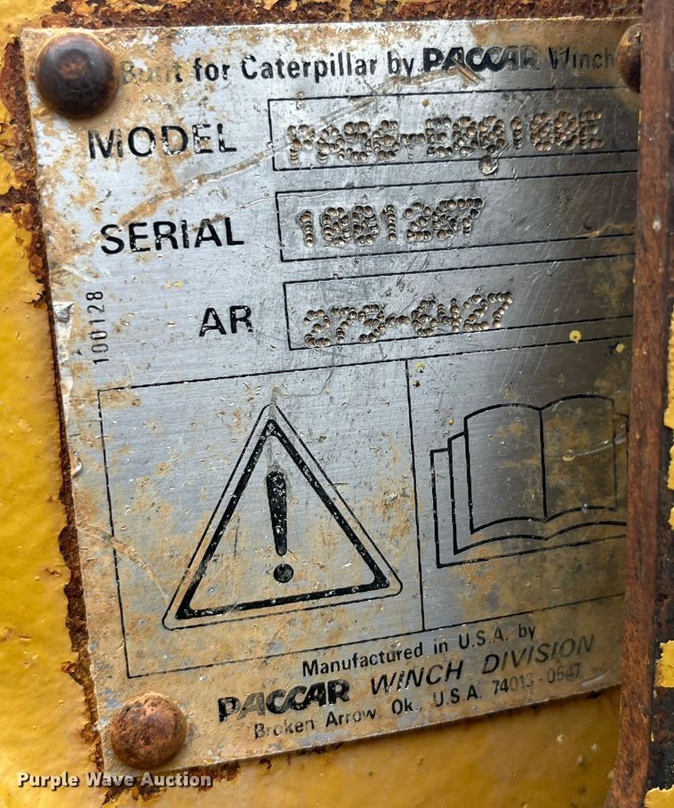 image for item LA9796 Paccar PA56-E00100E  winch