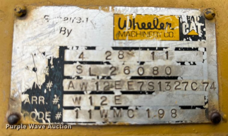 image for item LA9797 Allied Systems W12E  winch