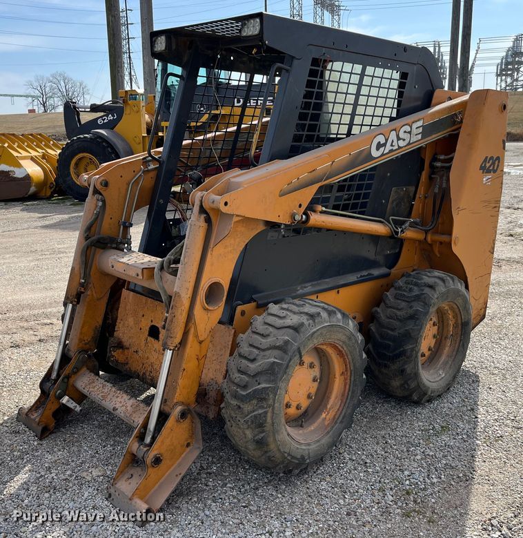 image for item LA9805 2007 Case 420  skid steer loader
