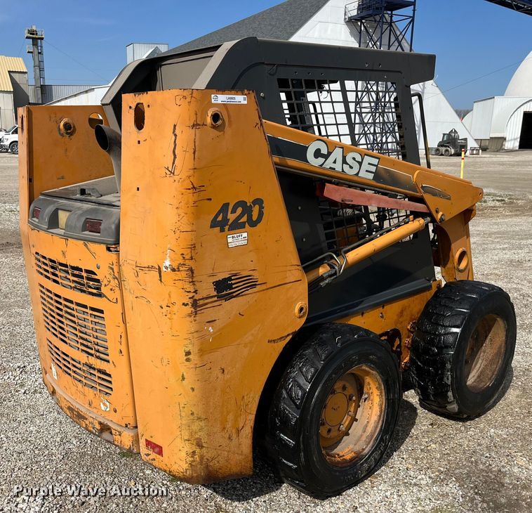 image for item LA9805 2007 Case 420  skid steer loader