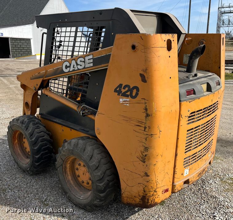 image for item LA9805 2007 Case 420  skid steer loader