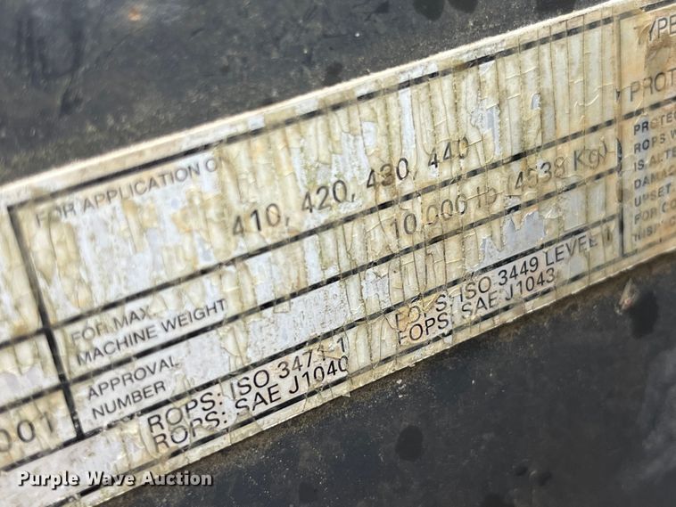 image for item LA9805 2007 Case 420  skid steer loader