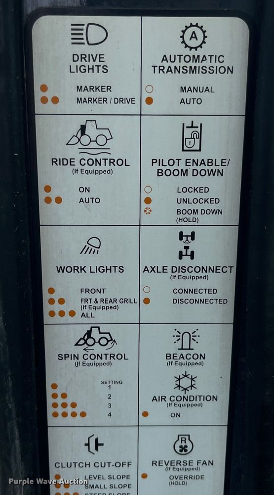 image for item LA9806 2007 John Deere 624J  wheel loader