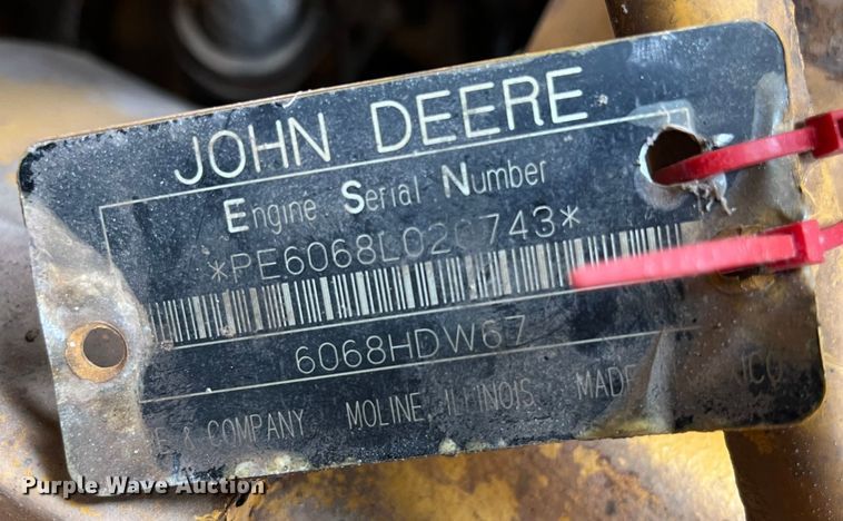 image for item LA9806 2007 John Deere 624J  wheel loader
