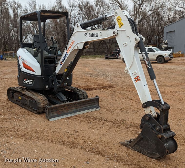 image for item LF9683 2019 Bobcat E26  mini excavator