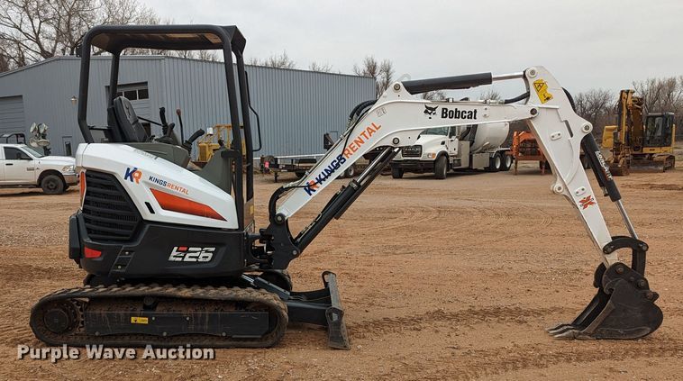 image for item LF9683 2019 Bobcat E26  mini excavator