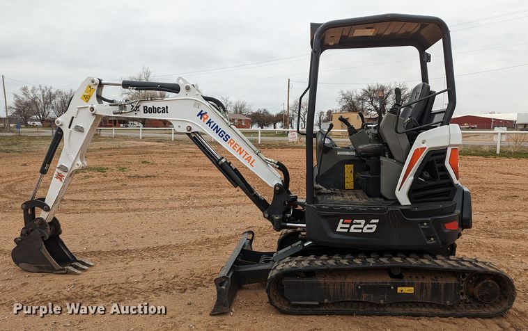image for item LF9683 2019 Bobcat E26  mini excavator