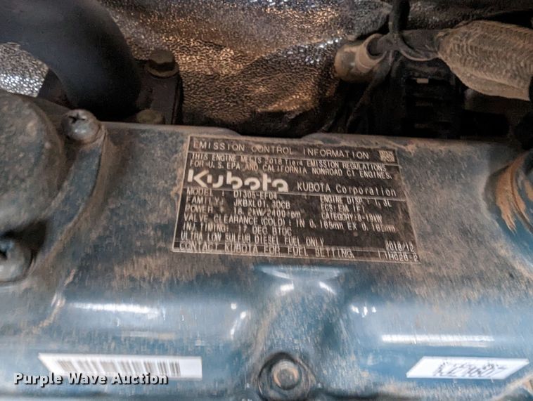 image for item LF9683 2019 Bobcat E26  mini excavator