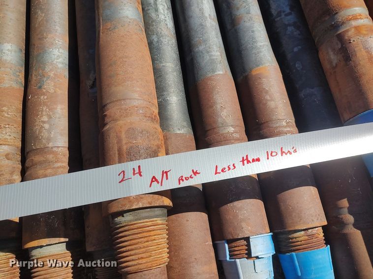 image for item LG9579 (24) 15' L x 3.5" diameter drill stems