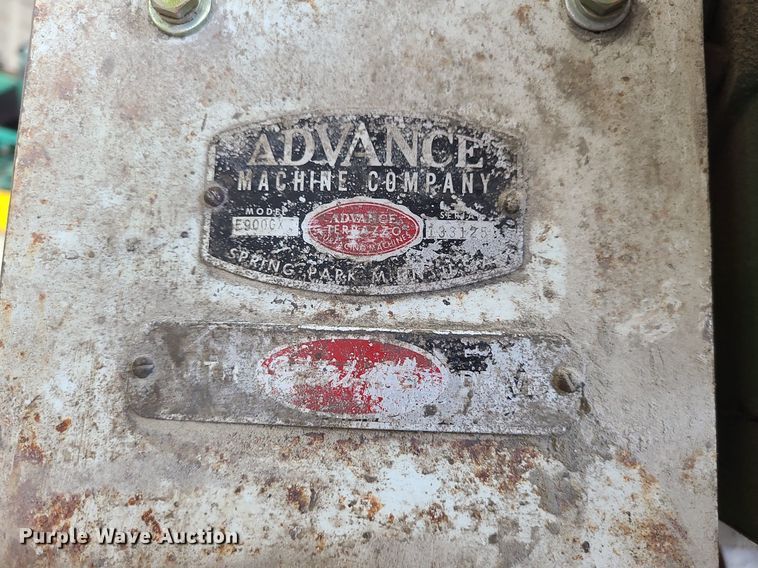 image for item LH9811 Advance Machine Co. E900GX  concrete grinder