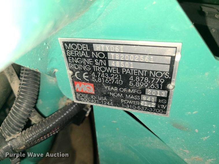 image for item LH9813 Whiteman HTXD6I  power trowel