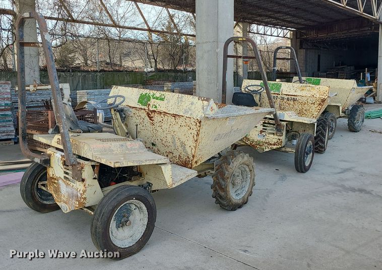 image for item LH9816 (3) Amida 0BD031D dump carts