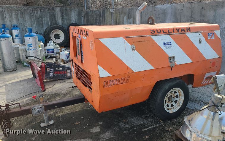 image for item LH9818 Sullivan D210QS  air compressor