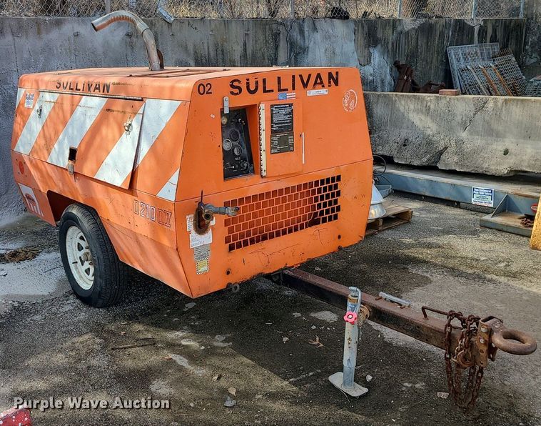 image for item LH9818 Sullivan D210QS  air compressor