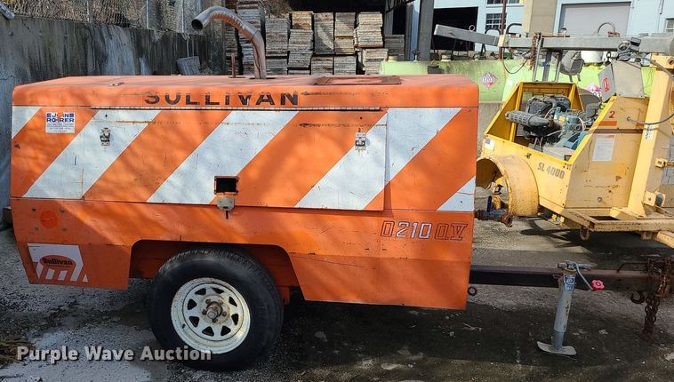 image for item LH9818 Sullivan D210QS  air compressor