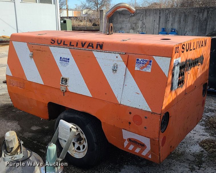 image for item LH9818 Sullivan D210QS  air compressor