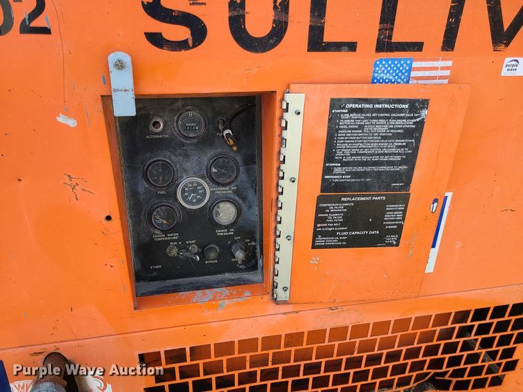 image for item LH9818 Sullivan D210QS  air compressor